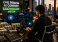 One Person AI Company entrepreneur using AI to build a $100 million business