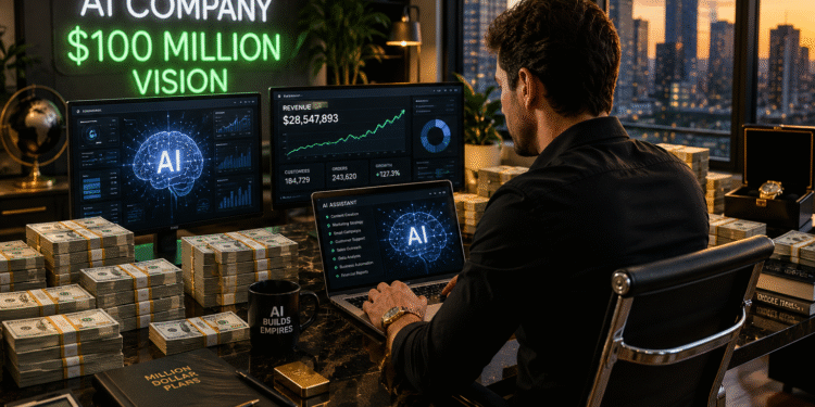 One Person AI Company entrepreneur using AI to build a $100 million business